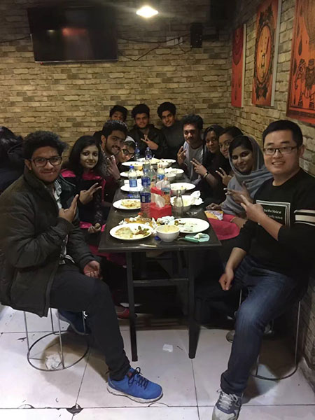 Chinese man serves feeling of home, friendship in Indian restuarant