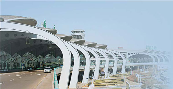 Expanded airport takes flight with new facilities