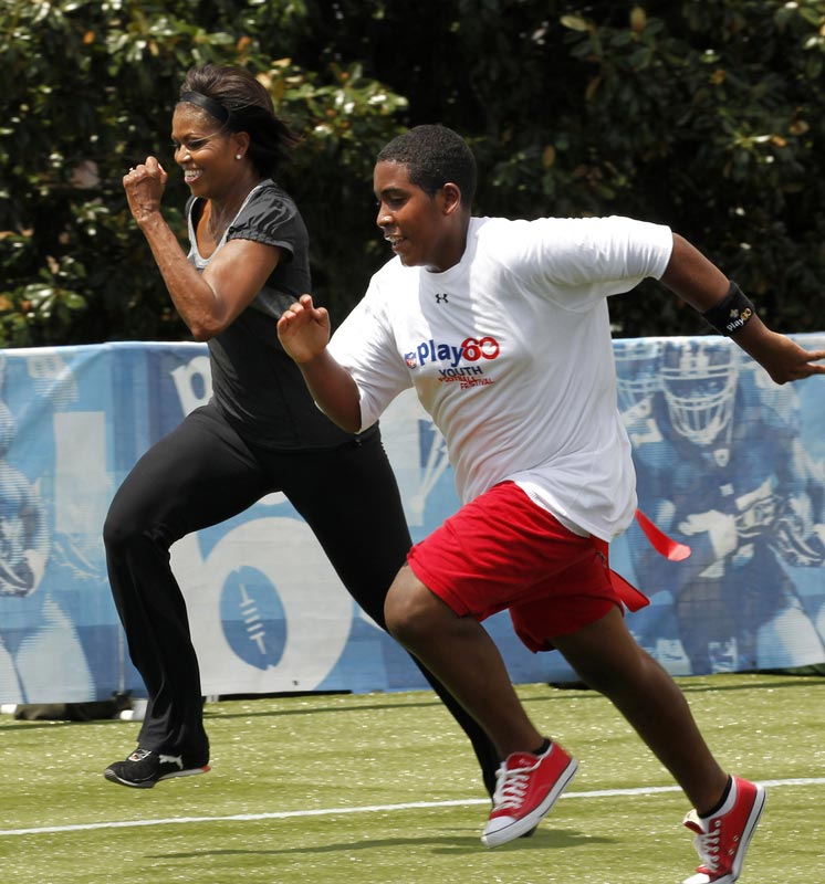 First Lady says 'Let's Move!'
