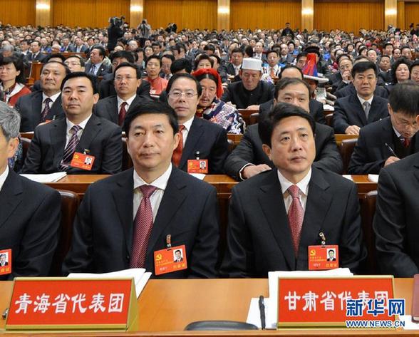 圖：全國38個代表團(tuán)出席黨的十八大