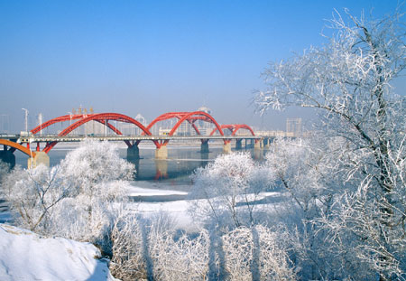 最美雪景 吉林霧凇
