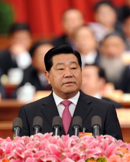 全國政協主席賈慶林向大會作工作報告