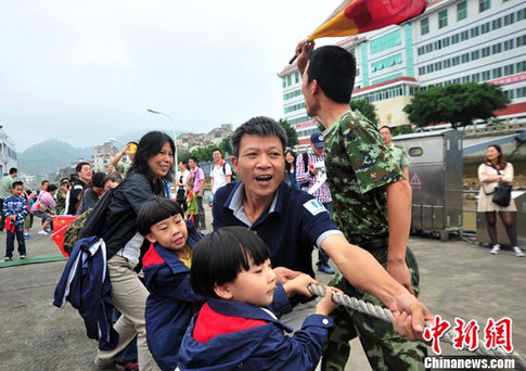 福建兒童海警警營樂享“藍色兒童節”