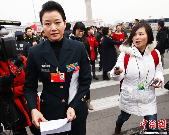 警察在天安門廣場執(zhí)勤