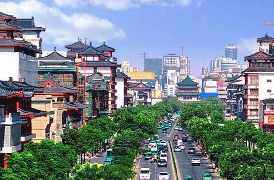 獨具旅游特色的十條街 來西安必逛