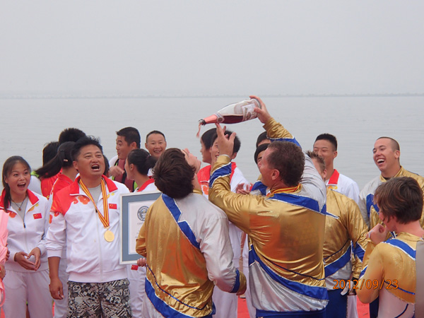 2012年藝術滑水吉尼斯世界紀錄挑戰賽精彩瞬間