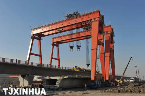 津秦客專、京津城際延長(zhǎng)線冬季施工熱火朝天
