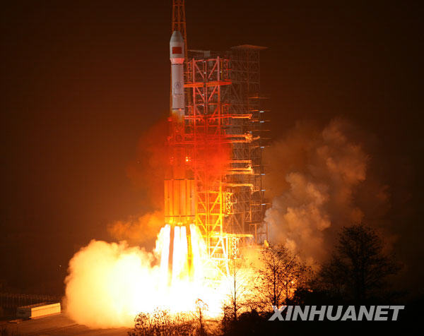 中國發射第三顆北斗導航衛星