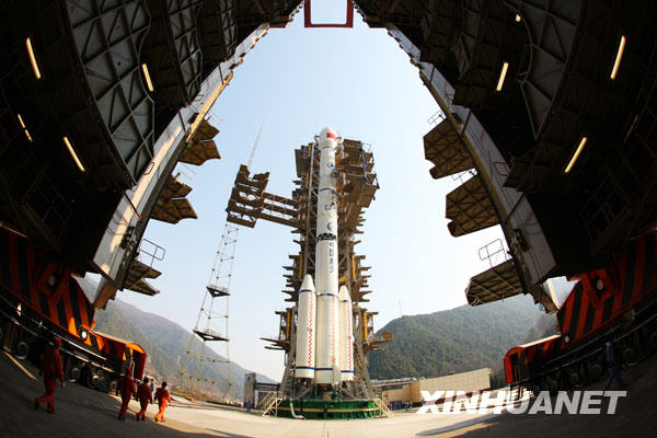 中國發射第三顆北斗導航衛星