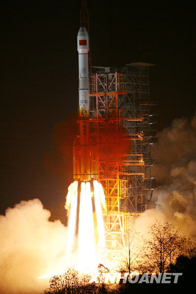 中國發射第三顆北斗導航衛星