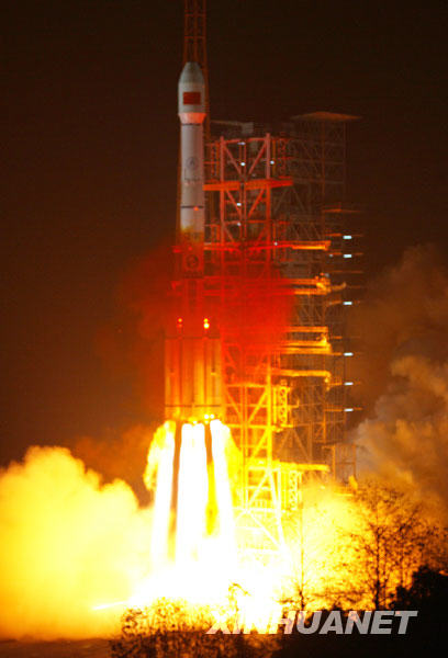 中國發射第三顆北斗導航衛星