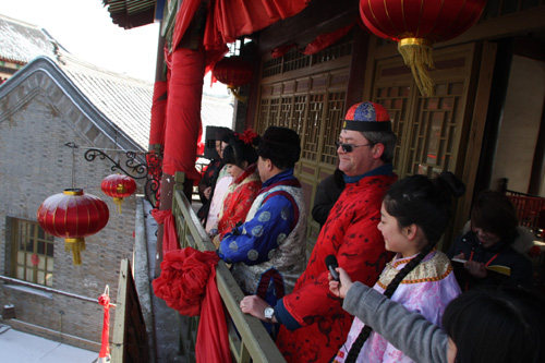 洋專家沈陽(yáng)歡度元宵節(jié)（圖）