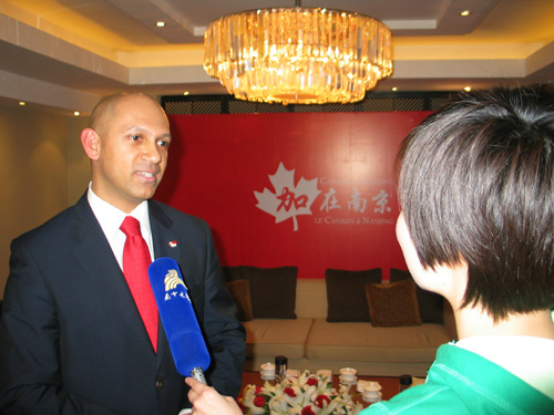 加拿大貿易辦事處落戶南京（圖）