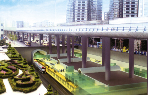 大連地鐵建在鬧市區 億元成本用于保安全不擾民