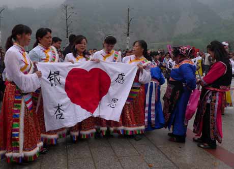 汶川縣銀杏鄉(xiāng):帶著感恩的心奮進