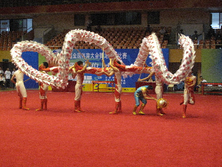 四體會舞龍比賽 英姿颯爽顯龍威-廣東失利 江蘇奪魁