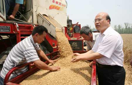 永城164萬畝小麥喜獲豐收 預產15億斤
