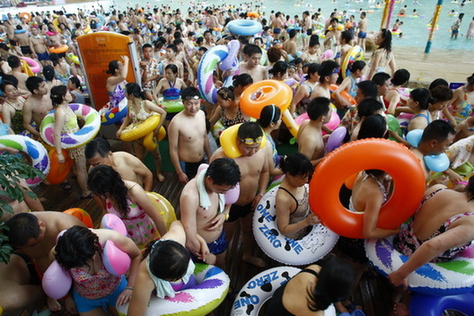 “中國(guó)死海”煮餃子