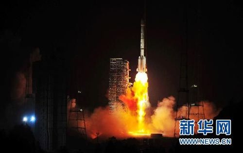 中國成功發射