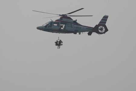 兩岸首次共同進行大規模海陸空聯合搜救演練