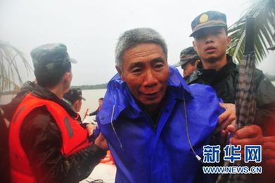 海南:1160多個村莊受淹 緊急轉移21萬余人