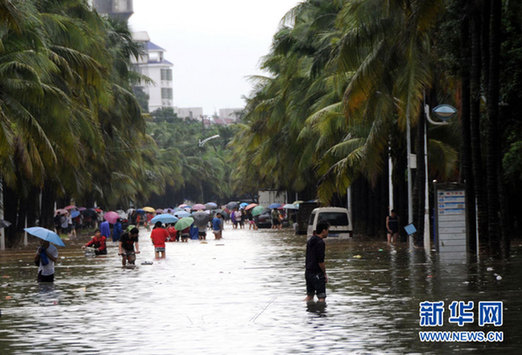 ?？冢撼掷m降雨造成嚴重內澇(圖)