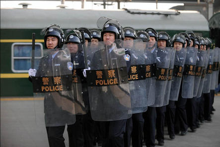 鐵警練兵 備戰(zhàn)春運
