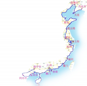重慶崽騎單車游中國海岸線