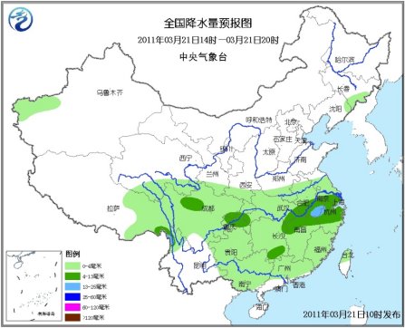 未來三天中東部受冷空氣影響將降溫 南方陰雨持續(xù)