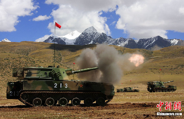 解放軍首次在高海拔高寒地區(qū)組織陸空聯(lián)合演習(xí)