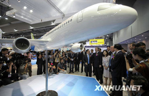 國產中短程干線飛機C919啟動訂單增至215架