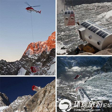 阿爾卑斯山頂的懸空旅館 你敢住嗎？