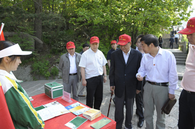 黃山風景區(qū)管理工作受王忠禹盛贊
