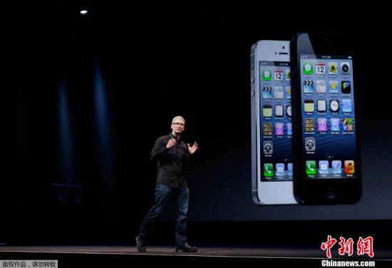 蘋果iPhone5今日內(nèi)地發(fā)售 售價(jià)比美國(guó)高出23%