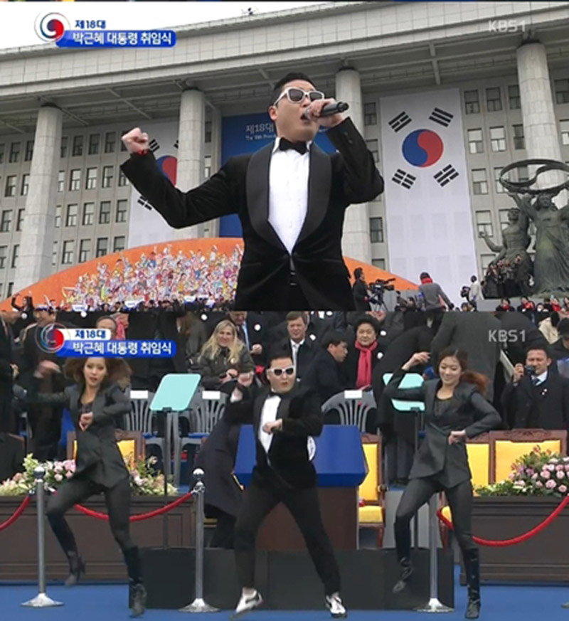 鳥叔唱響樸槿惠就職儀式 泰國(guó)總理英拉變小粉絲拍照忙