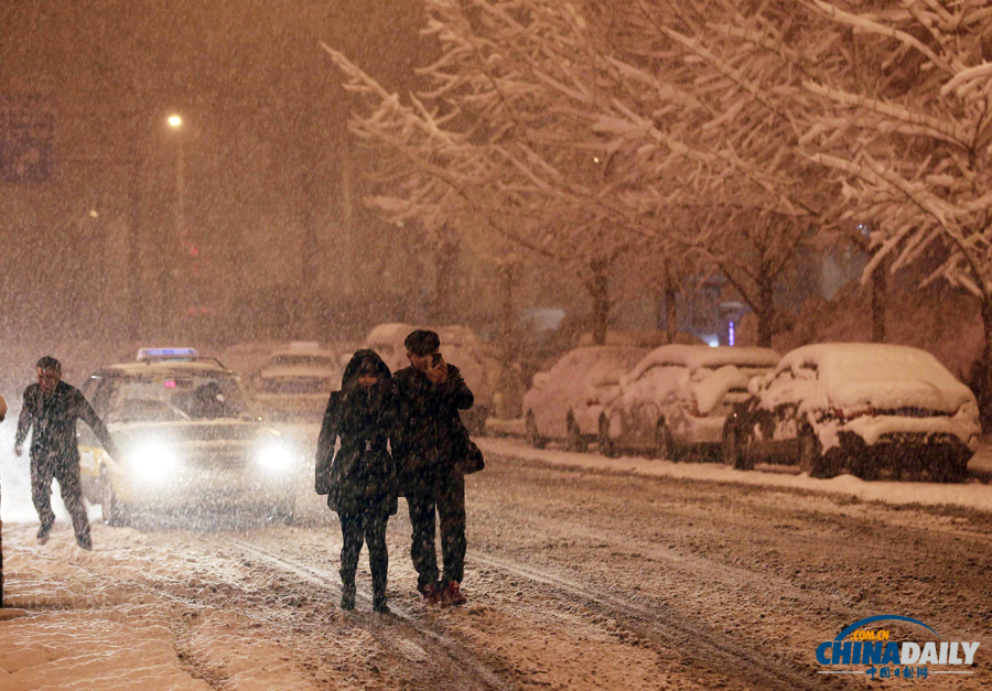 中國日報直擊北京三月春雪