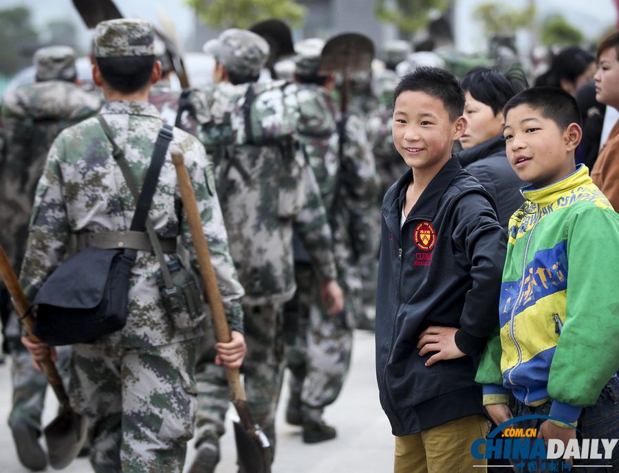 中國日報聚焦蘆山地震之救援篇