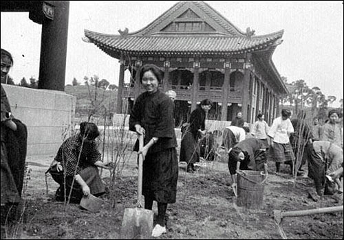 民國(guó)時(shí)期金陵美女的大學(xué)舊照（組圖）