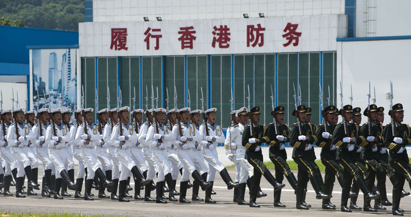 高清：駐港部隊舉行“軍營開放日”活動