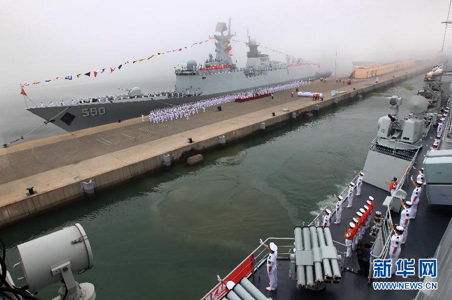 中國(guó)派出7艘艦艇赴俄參加中俄“海上聯(lián)合—2013”軍事演習(xí)