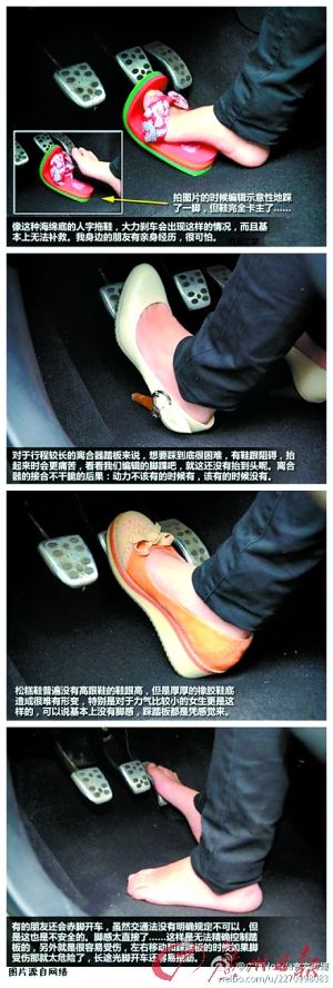 開車穿拖鞋高跟鞋扣2分罰100元！