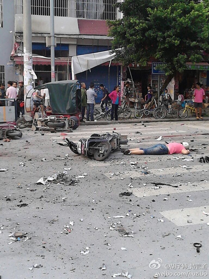 廣西桂林發(fā)生一起爆炸事故 疑有一人已經(jīng)死亡