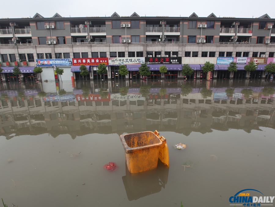 浙江桐鄉：臺風“菲特”過境 水災嚴重