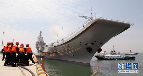 遼寧艦今年第四次出海訓練 已初步形成戰斗力