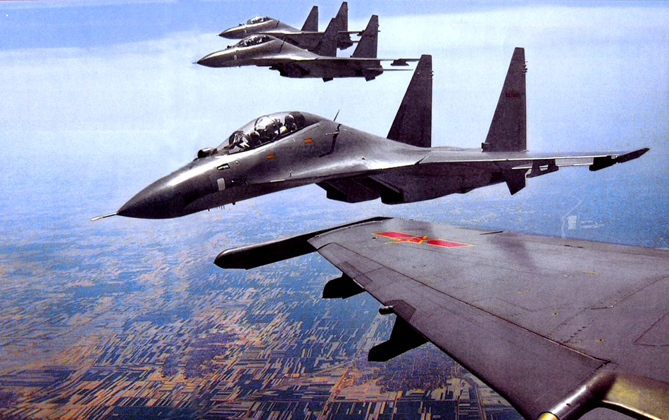 中國(guó)作戰(zhàn)飛機(jī)超日俄 排名世界第二僅次于美軍