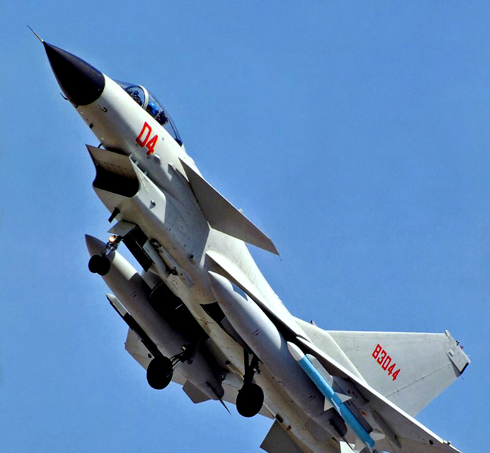 中國作戰飛機超日俄 排名世界第二僅次于美軍