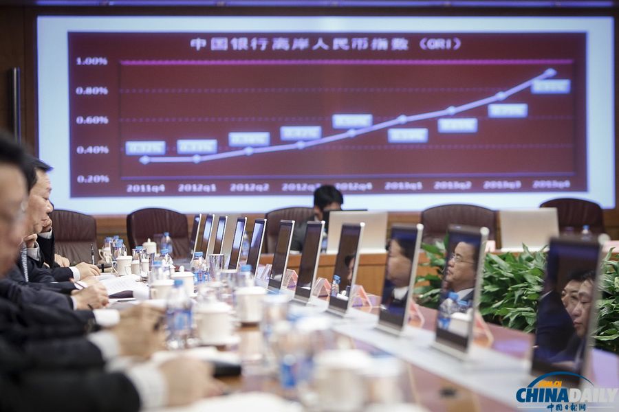 中國銀行全球首發“離岸人民幣指數”