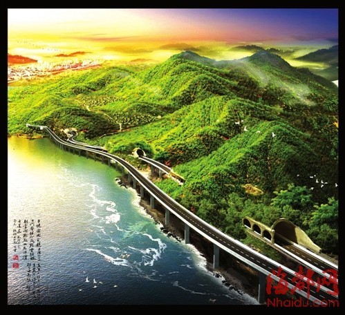 環(huán)島路：嵐島最美風景線 總長約100公里(圖)