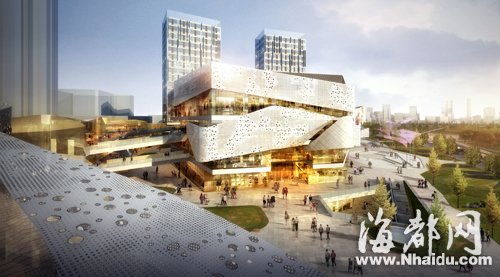 福建海峽演藝中心昨日奠基 預計2016年竣工