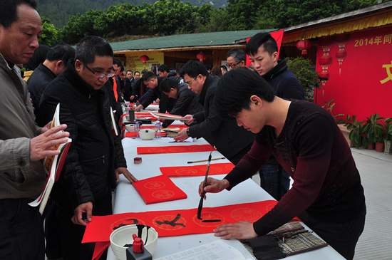 同安：文化走進(jìn)企業(yè)，勞模喜收祝“福”